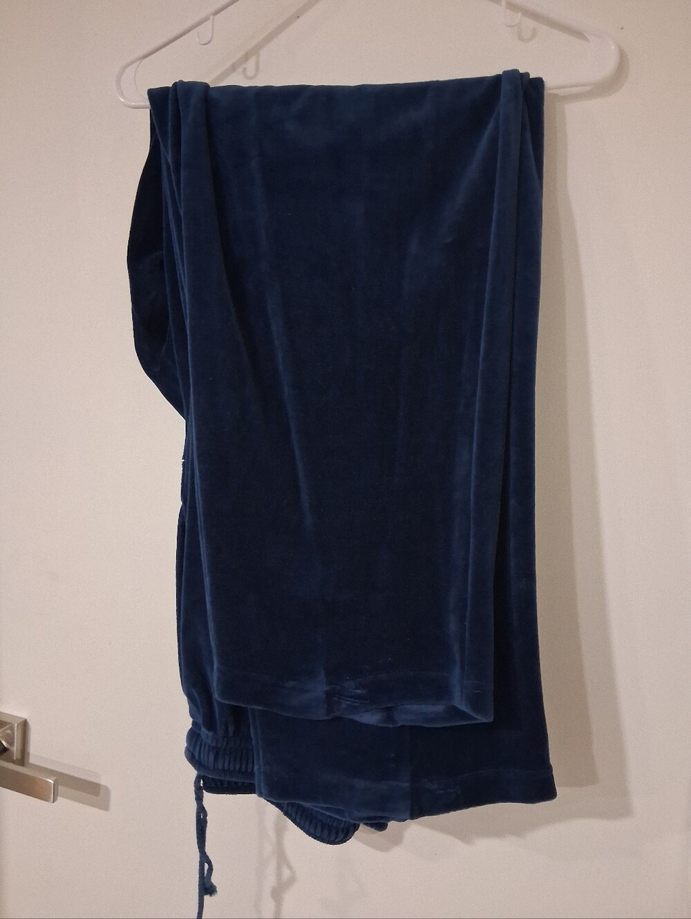 2PC TRUE VINTAGE Y2K Sean John Velour Mens Tracksuit Blue Athleisure XXL - Picture 5 of 6